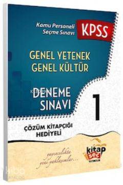 KPSS Genel Yetenek Genel Kültür Çözümlü Deneme Sınavı 1. Kitap