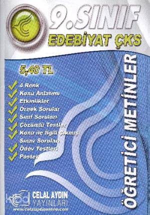 9. Sınıf Edebiyat ÇKS Öğretici Metinler
