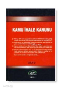  Kamu İhale Kanunu (2 Cilt) | Kamu İhale Kanunu (2 Cilt) | Hilmi Bahadır Barçın | Ankara Yayınevi | 9786056362132 