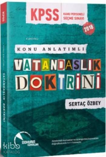 2018 KPSS Vatandaşlık Doktrini Konu Anlatımlı