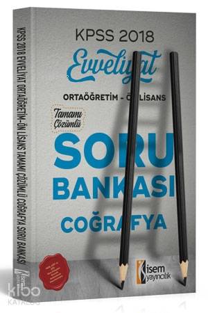 Evveliyat KPSS Ortaöğretim-Önlisans Coğrafya Tamamı Çözümlü Soru Bankası 2018