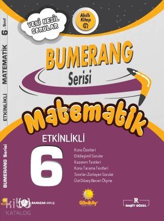 Günay Yayınları 6. Sınıf Matematik Bumerang Serisi Etkinlikli Günay 