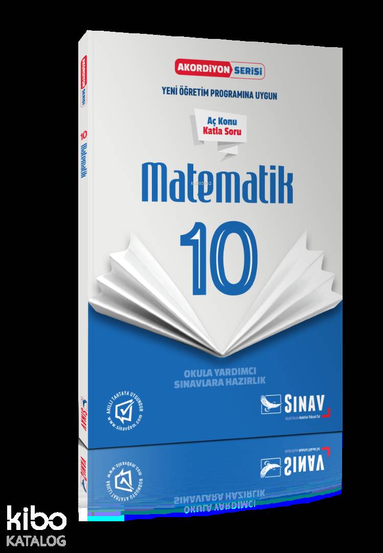 Sınav Dergisi Yayınları 10. Sınıf Matematik Akordiyon Serisi Aç Konu Katla Soru Sınav Dergisi 