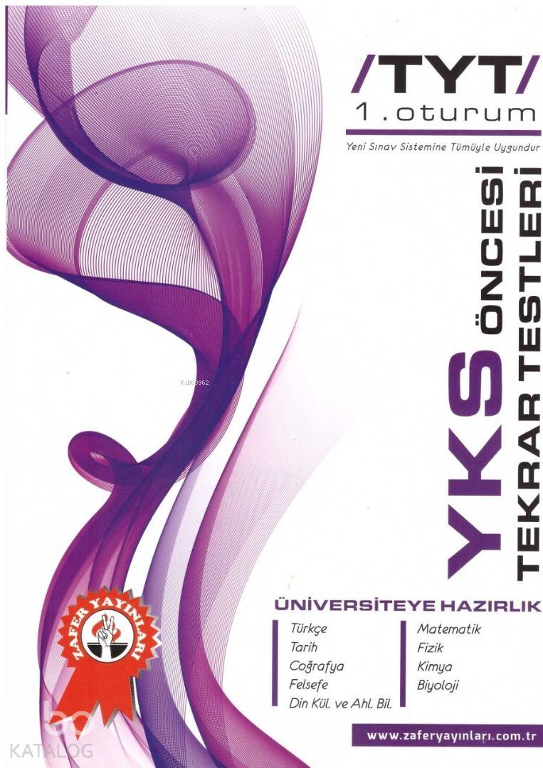 Zafer Yayınları TYT YKS Öncesi Tekrar Testleri Zafer 