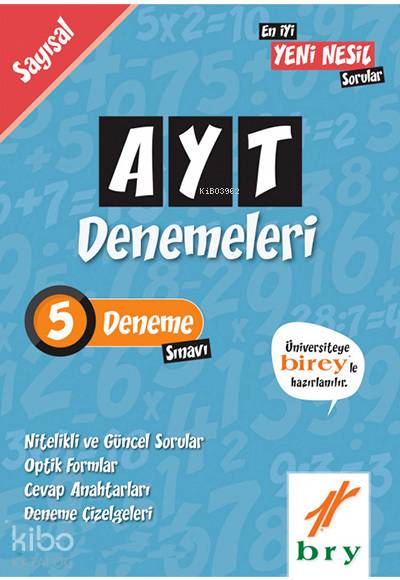 Birey Yayınları AYT Sayısal Denemeleri Birey Eğitim 