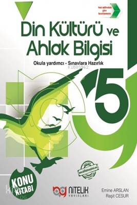 Nitelik - 5. Sınıf Din Kültürü ve Ahlak Bilgisi Konu Kitabı