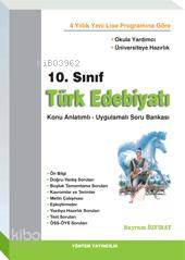 10.sınıf| Türk Edebiyat Konu Anlatımı ve Uygulamalı Soru Bankası
