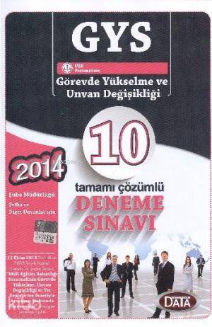 Meb Gys Görevde Yükselme ve Unvan Değişikliği Çözümlü 10 Deneme Sınavı 2014