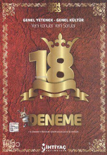 KPSS Genel Yetenek Genel Kültür 18 Deneme 2014