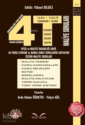 4T Maliye Soruları 2015