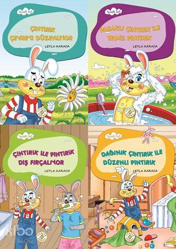  Çintirik ile Pintirik Temizlik Seti (4 Kitap) | Çintirik ile Pintirik Temizlik Seti (4 Kitap) | Leyla Karaca | Ferfir Yayınları | 9786059937207 