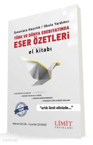 Limit Yayınları Türk ve Dünya Edebiyatında Eser Özetleri El Kitabı Limit 