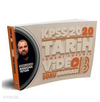 2020 KPSS Tarih Tamamı Çözümlü Video Soru Bankası Benim Hocam Yayınları