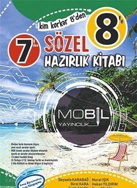 Mobil Yayınları 7den 8e Sözel Hazırlık Kitabı Mobil 