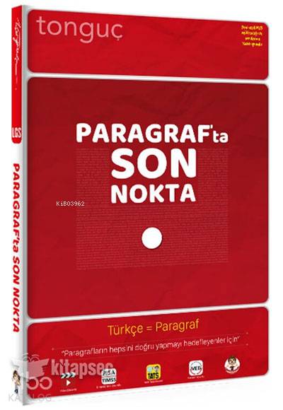 Tonguç Paragrafta Son Nokta