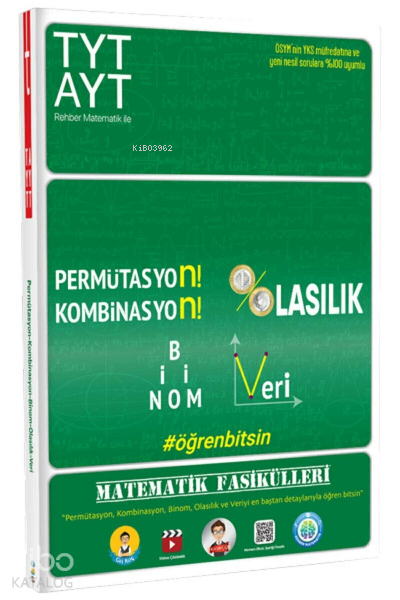 TYT-AYT Matematik Fasikülleri - Permütasyon, Kombinasyon, Olasılık, Binom, Veri