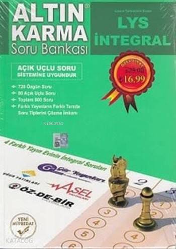  Altın Karma LYS Türev Soru Bankası | Altın Karma LYS Türev Soru Bankası | Kolektif | Altın Karma Yayınları (Hazırlık) | 9786058302235 