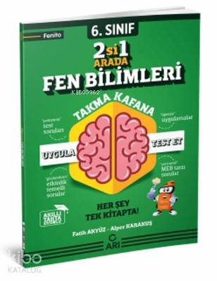 Arı Yayınları 6. Sınıf Fenito 2si 1 Arada Fen Bilimleri Denemoji Deneme 2 Hediyeli Arı 