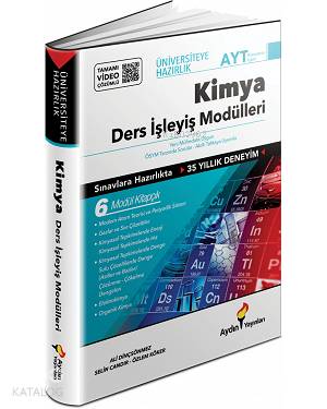 Aydın AYT Kimya Konu Anlatım Modülleri 6'lı Set