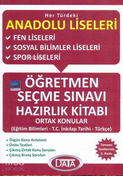 Fen ve Anadolu Lisesi Öğretmen Seçme Sınavına Hazırlık Kitabı