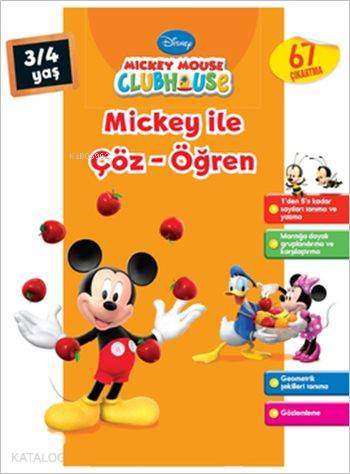  Mickey ile Çöz Öğren (34 Yaş) 67 Çıkartma | Kolektif | Cemre Akkartal | Erbil Kargı | Bahar Ulukan | Doğan Egmont Yayıncılık | 9786050915136 | 