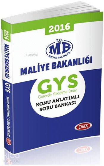 Maliye Bakanlığı GYS Konu Anlatımlı Soru Bankası 2016