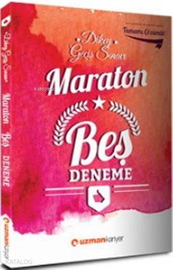 2016 Dgs Maraton Beş Deneme