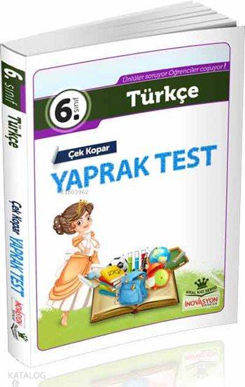 6. Sınıf Türkçe Çek Kopar Yaprak Test