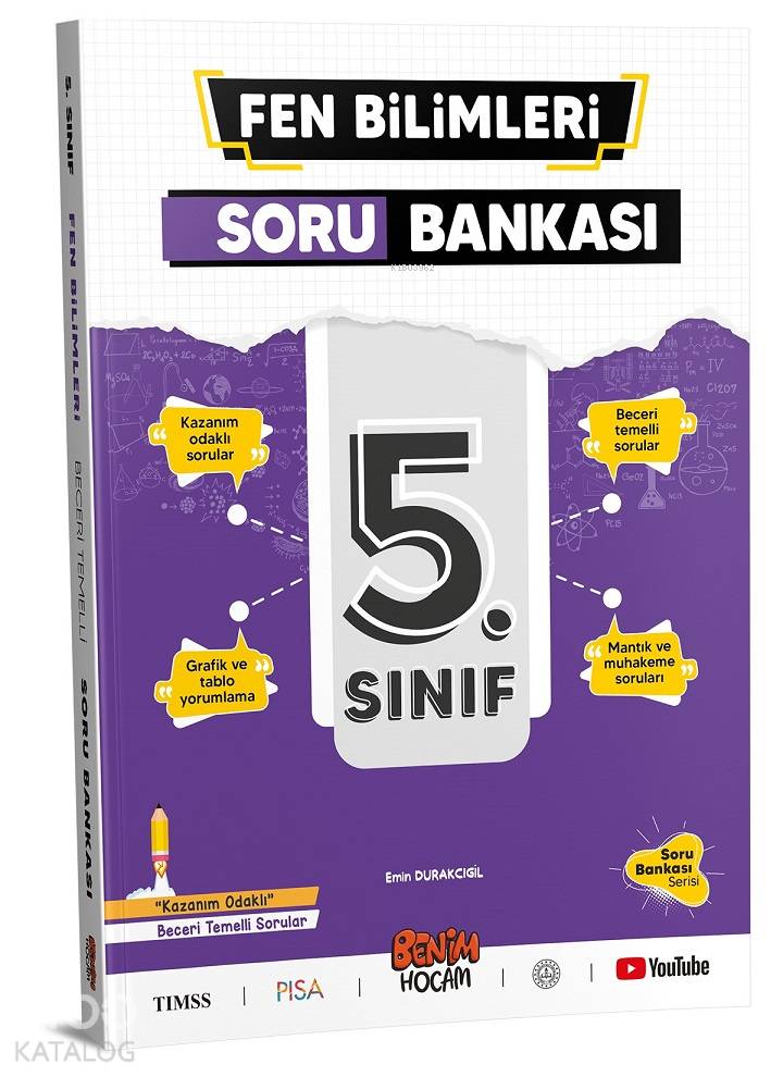 5.Sınıf Fen Bilimleri Soru Bankası Benim Hocam Yayınları