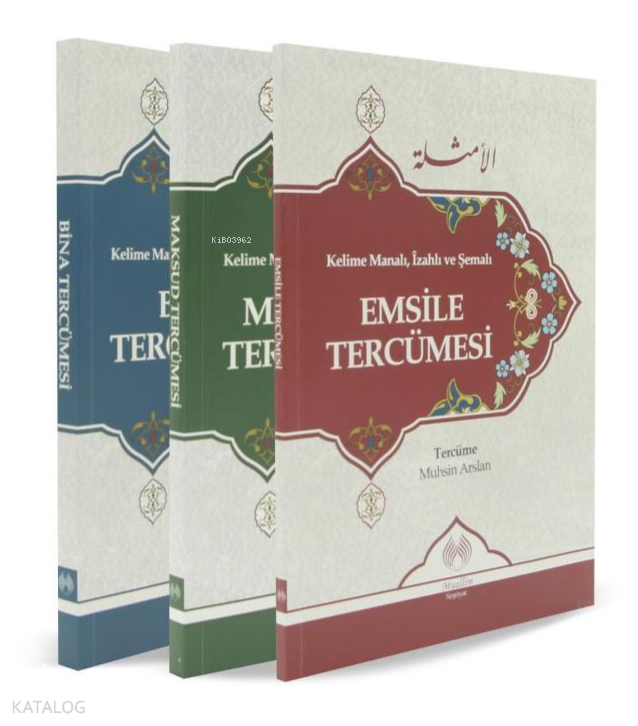 Kelime Manalı İzahlı ve Şemalı Emsile Bina Maksud Tercümesi (3 Cilt)