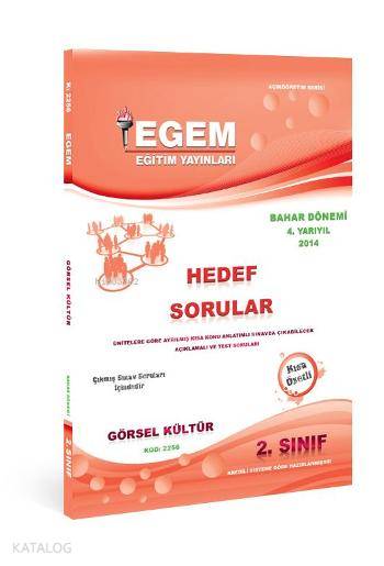 2. Sınıf Görsel Kültür Hedef Sorular Bahar Dönemi