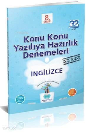 8. Sınıf İngilizce Konu Konu Yazılıya Hazırlık Denemeleri