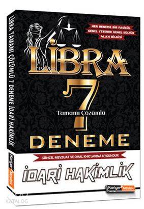 2017 Libra İdari Hakimlik Tamamı Çözümlü 7 Deneme Sınavı