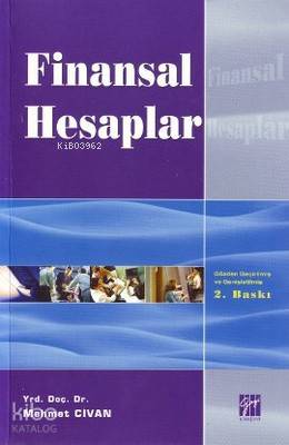  Finansal Hesaplar | Mehmet Civan | Gazi Kitabevi | 9799758895006 | 