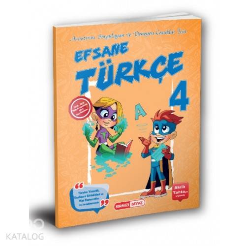Kırmızı Beyaz Yayınları 4. Sınıf Efsane Türkçe Kırmızı Beyaz 