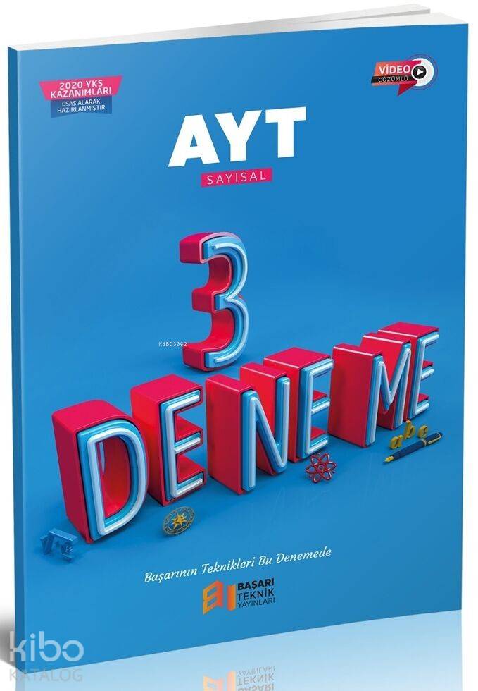 Başarı Teknik Yayınları AYT Sayısal 3 Deneme 2020 Özel Başarı Teknik 