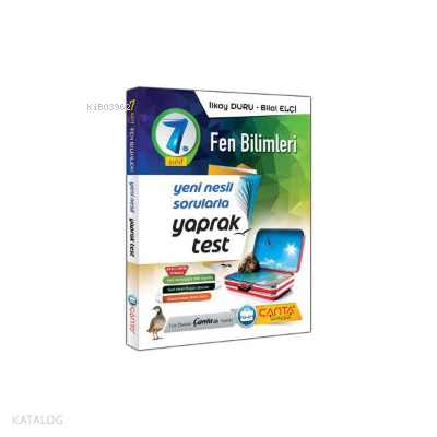 Çanta 7.Sınıf Yaprak Test Fen Bilimleri 2019 - 14 90