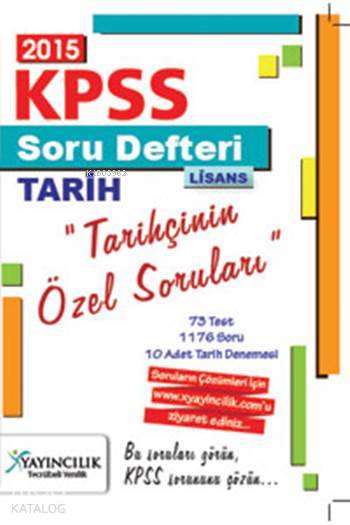 2015 Tarih Soru Defteri Web Destekli