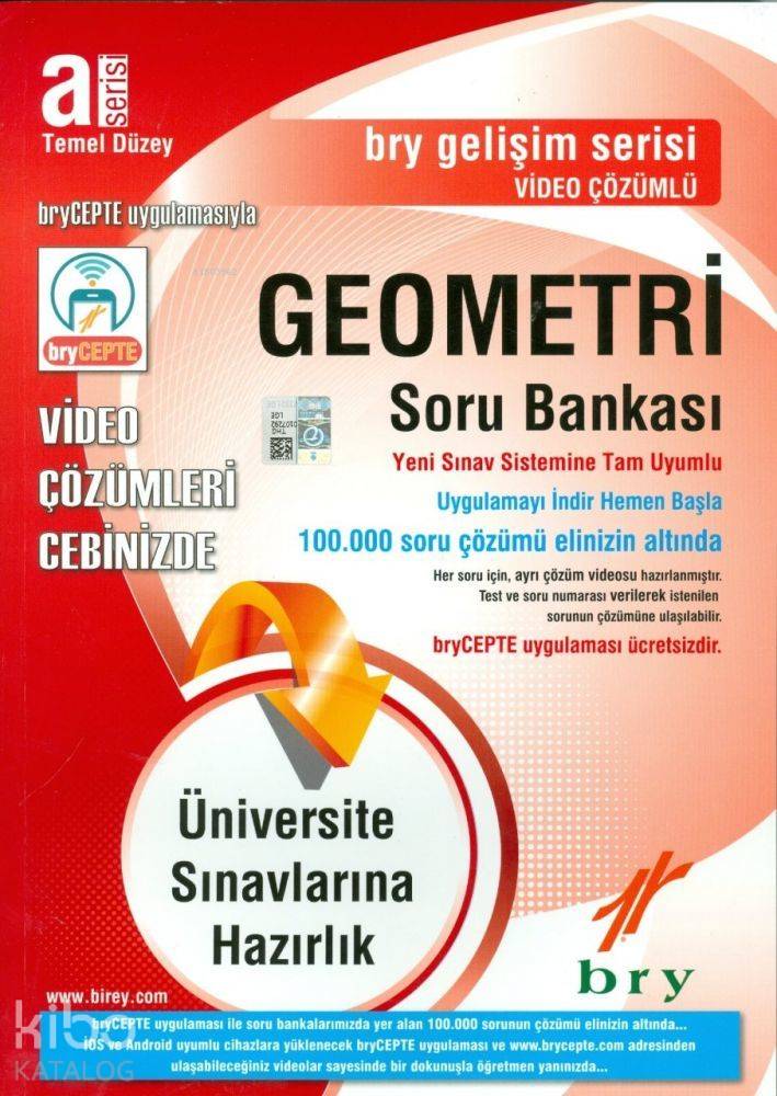 Birey Yayınları Geometri A Serisi Temel Düzey Soru Bankası Birey Eğitim 