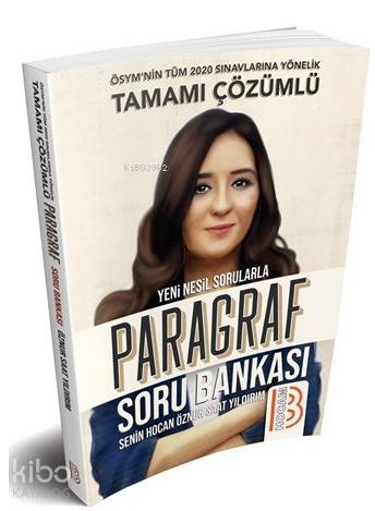 2020 Tüm Sınavlar İçin Paragraf Soru Bankası Öznur Saat Yıldırım Benim Hocam Yayınları