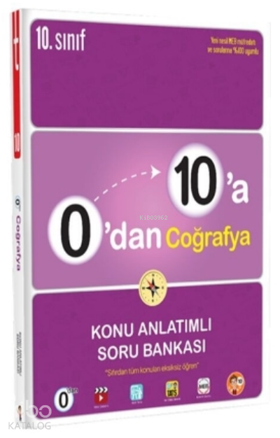 2022 0'dan 10'a Coğrafya Konu Anlatımlı Soru Bankası