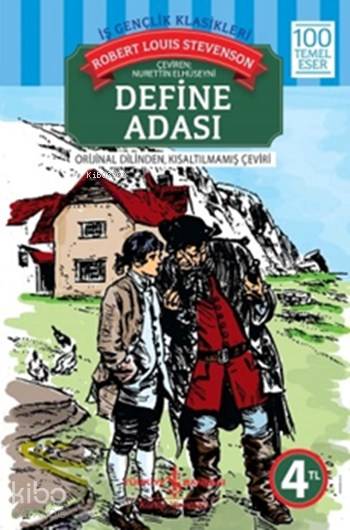  Define Adası | Define Adası | Robert Louis Stevenson | Nurettin Elhüseyni | Türkiye İş Bankası Kültür Yayınları | 9789944883108 