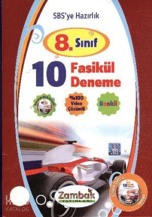 8. Sınıf 10 Fasikül Deneme Çözüm DVDsi Hediye