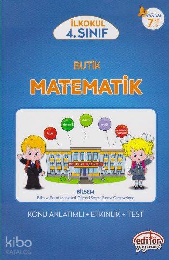 Editör 4. Sınıf Butik Matematik Konu Anlatımlı