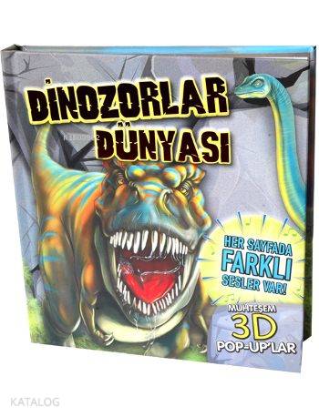 Dinozorlar Dünyası (Ciltli) Muhteşem 3D Pop Uplar | Dinozorlar Dünyası (Ciltli) Muhteşem 3D Pop Uplar | Kolektif | Selen Gelen | Abc Yayın Gurubu | 9786059884051 