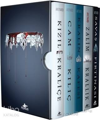 Kızıl Kraliçe Serisi Kutulu Özel Set (5 Kitap Takım) | Victoria Aveyard | Belgin Selen Haktanır | Onur Kınacı Birler | Pegasus Yayıncılık | 9786052996799 | 
