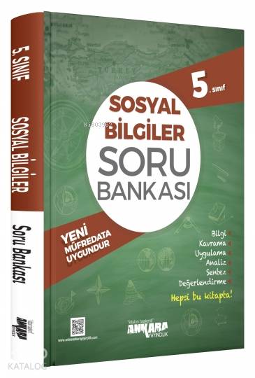 Ankara Yayınları 5. Sınıf Sosyal Bilgiler Soru Bankası Ankara