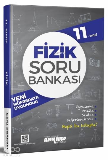  Ankara Yayınları 11 Sınıf Fizik Soru Bankası Ankara | Ankara Yayınları 11 Sınıf Fizik Soru Bankası Ankara | Kemal KumAlper Şavlı | Ankara Yayıncılık (Hazırlık) | 9786052660126 