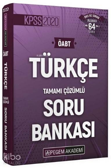 2020 KPSS ÖABT Türkçe Tamamı Çözümlü Soru Bankası