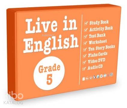 5.Sınıf İngilizce Öğrenme Seti Live in English